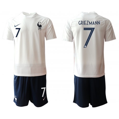 Francuska Dres Antoine Griezmann 7 Dječji Gostujući Euro 2020 Kratkih Rukava Francuska Dres Antoine Griezmann 7 Dječji Gostujući Euro 2020 Kratkih Rukava